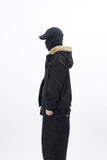 Rebe Raccoon Hooded Zip-Up