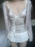 Taronz Long Lace Top