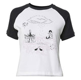 Continent of Mu Waffle Raglan T-Shirt