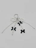 Helene Pearl Ribbon Keyring