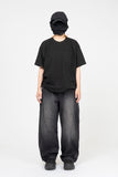 Delia Wave Curve Cut Denim