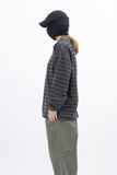 Juk Collar Stripe Pigment Long Sleeve T-Shirt