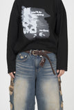 Perico Western Weaving Leather Belt