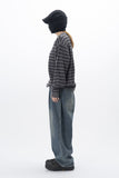 Onic pintuck balloon wide denim