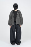 Jibany Dart Snap Wide Balloon Pants