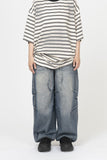 Snap Catbrush Wide Banding Denim