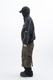 Vichy High-neck Racing Blouson Jacket
