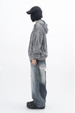 Voda Water Printing Zip-up
