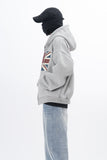 Vintage UK Fleece Hooded Zip Up