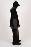 Diela Layered Hood Long Sleeve T-Shirt