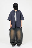 Abor Patch Carpenter Wide Denim