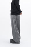 Ove herringbone side tuck pants