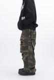 Calre Camo Bio Damage Balloon Pants