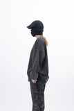 Cell Stone Washed Waffle Long Sleeve T-Shirt