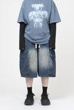 Big Pocket Over Bermuda Pants