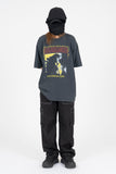 Crack Vintage Washing Short Sleeve T-Shirt