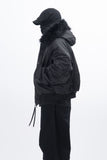 Tenny Fur Hooded Crop Jacket