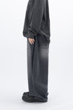 Leggy Side Tuck Balloon Denim