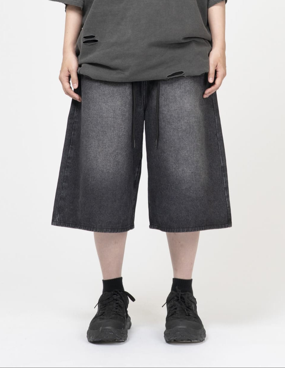 【oan】Rob Denim Bermuda Pants oan (オアン) - ロブデニムバミューダパンツ / Rob Denim