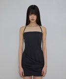 Asymmetrical Draped Dress