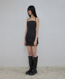 Asymmetrical Draped Dress
