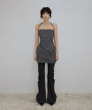 Asymmetrical Draped Dress