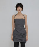 Asymmetrical Draped Dress