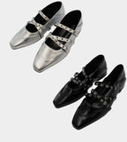 EYELET MULTI-STRAP FLAT