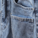 Dirty Washing Patch Pocket Denim