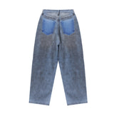 Dirty Washing Patch Pocket Denim