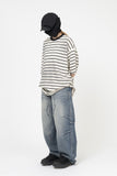 Snap Catbrush Wide Banding Denim