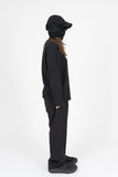 Basic Cotton Two Tuck Wide Pants