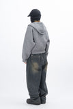 Idos Hooded Knit Zip-up