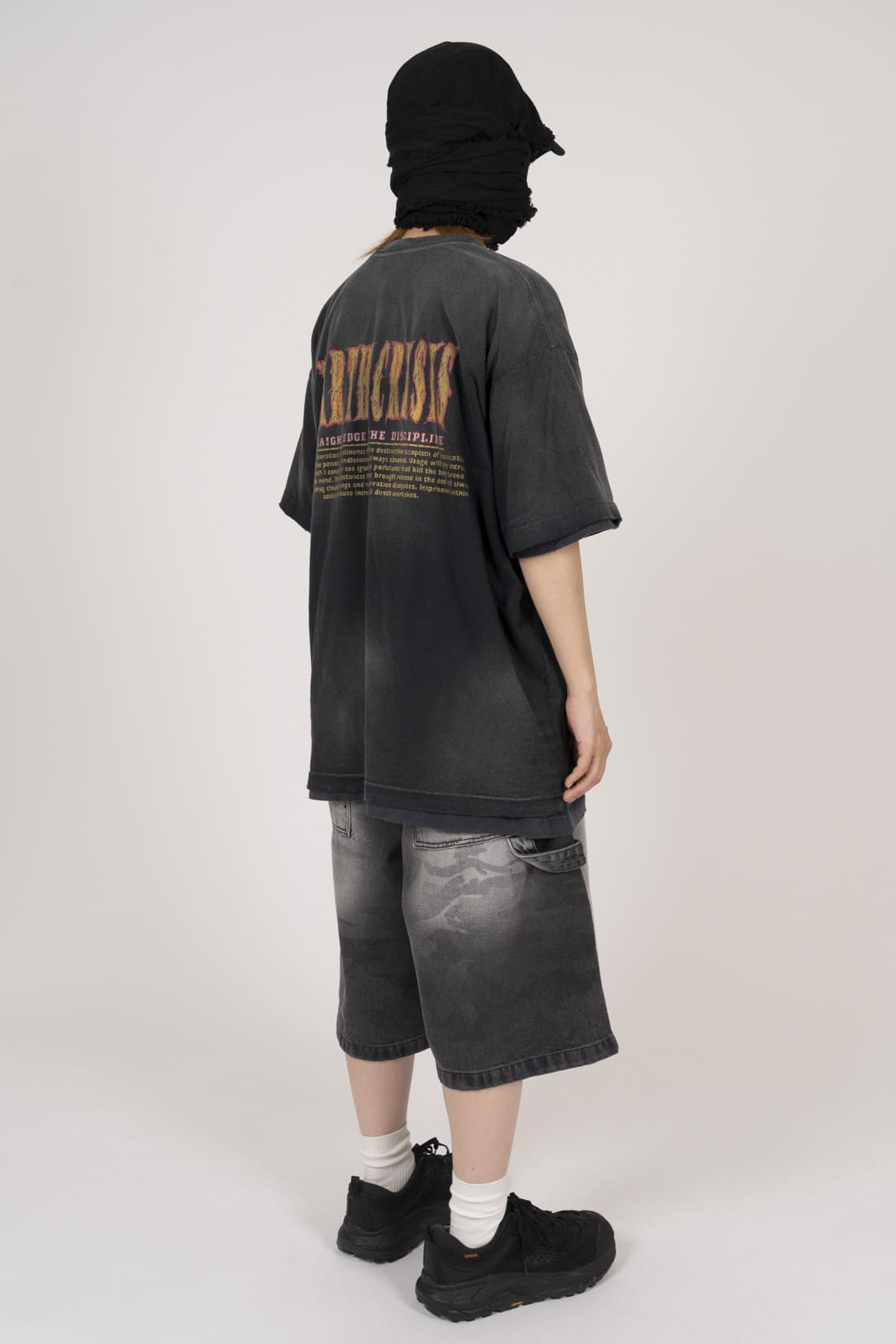 【oan】Lunius Washing Denim Half Pants oan (オアン) - ルニウスウォッシュ加工デニムハーフパンツ