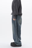 Onic pintuck balloon wide denim