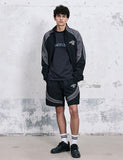 High Neck Blouson Zip-up