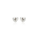 Etrev Silver (W) Tail Duet Love Earrings