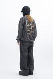 Black Cat Mood Pigment Sweatshirt