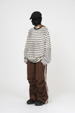 Della Triple Line Corduroy Parachute Pants