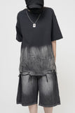 Under Destroyed Pigment Short Sleeve T-Shirt