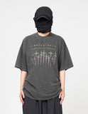 Just Cross Pigment Dying Short Sleeve T-Shirt
