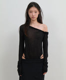 Curved Cut Layered Tee