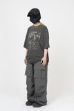 Bez Dyed Washed Half-Sleeve T-Shirt