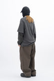 Lou Pigment Camo Layered Long Sleeve T-Shirt