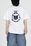 Black 666 Cat Short Sleeve T-Shirt