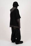 Diela Layered Hood Long Sleeve T-Shirt