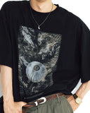 [AG] Satellite Photo Graphic Half Tee