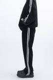 Stua Velour Velvet Set-Up Sweatpants