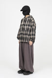 Peko Hooded Check Shirt