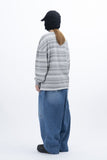 Lable Incision Line Wide Denim